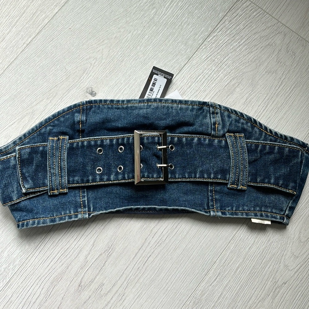 Jean Crop top